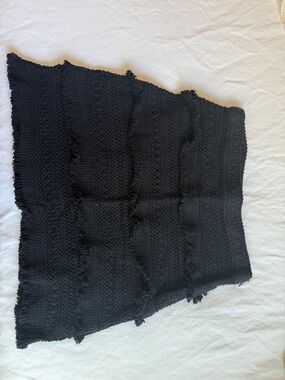Joie Black Crochet Mini Skirt